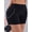 Black, variant on Women Seamless Padded Shapewear Panties, Butt & Hip Enhancement, Firm Tummy Control, Thin Silky Ice Fiber With Teardrop Foam Pad