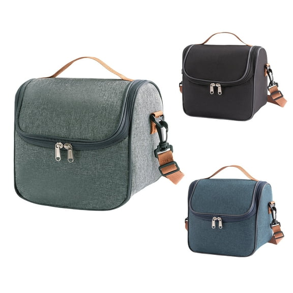 Diamond Shape Lunch Bag Reusable Insulated Lunch Tote Bag Leakproof Lunch Box Container Gray