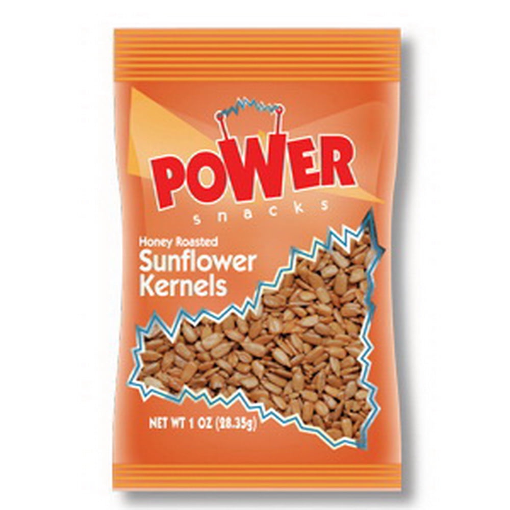 Power Snacks 7220210 Sunflower Seed Salted Honey Roasted Shelled Ss Nut