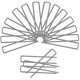 thumbnail image 1 of 20 pieces, fixed pegs, tent pegs, garden clips / cover canvas clips, 1 of 5