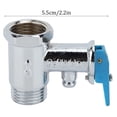 thumbnail image 6 of Tankless Water Heater Electric,Water Heater Service Valve Kit, 0.8Mpa Pressure Relief Electric Water Heater Kitchen Safety Valve,Clean Brass, 6 of 8