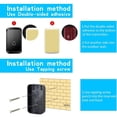 thumbnail image 7 of Wireless Doorbell Waterproof Doorbells for Home Operating at 1000 Feet with 58 Melodies 4 Volume levels, Flash Led Light (1 Receiver&1 Touch Button White), 7 of 7