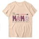 thumbnail image 1 of Blusas de Manga Corta para las Mujeres Divertido Impreso Cuello Redondo Tee, Vintage Humor Gráfico Blusas de Primavera para las Mujeres, 1 of 3