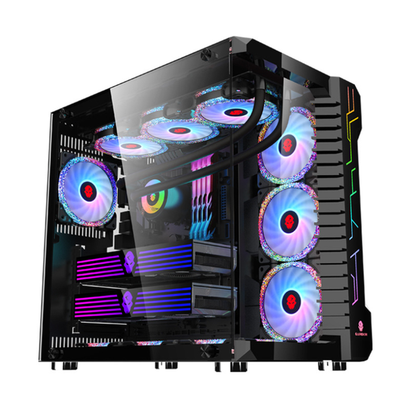 Screw-free desktop computer case