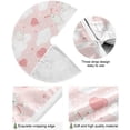 thumbnail image 2 of FMSHPON Valentine's Day Easter Cute Bunny Xmas Christmas Tree Skirt Stand Mat for Holiday Party Decoration Indoor Outdoor 48 inches, 2 of 6