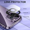 thumbnail image 4 of LAICAIW Screencloak for iPhone Case, 14 Pro Max, Emberless Screen Cloak for iPhone Case, Anti Peep Magnetic Adsorption Metal Bumper (Blue, for iPhone 13 Pro Max) (Color : Silver, Size : for iPhone 1, 4 of 7