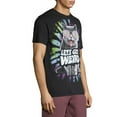 thumbnail image 4 of Let's Get Weird Trippy Cat Men's and Big Men's Graphic T-shirt, 4 of 6