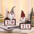 thumbnail image 2 of Minkissy 1 Set Wood Calendar Countdown Blocks Desktop Decor Reusable Grey Perpetual Home Office, 2 of 8