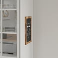 thumbnail image 3 of Merrick Lane Set of 10 Wall Mount Magnetic Chalkboards in Torched Wood, 11" x 17", 3 of 13