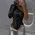 thumbnail image 2 of Combinaison Femme à Sequins Manches Longues Décontractée Régulière Polyester 1 Pce, 2 of 7