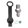 thumbnail image 2 of Stainless Steel Male Plug Valve Quick Connector Filling Nozzle Air Hose Fitting M10*X1, 2 of 11