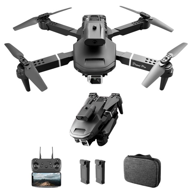 Juguetes De Vuelo 4CH FPV RC Quadcopters 3D Flips Drone de control remoto plegable con estuche de transporte Likrtyny libre de BPA