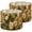 Color 3, variant on Linen Drum Lamp Shades Academia Crow Floral Teal Rose Farmhouse Bird Roses Branches 13" x 13" x 10" Lampshade for Table Lamps Floor Lamps Lamp Shade Replacement Easy Assembly Required