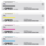 GPR55 GPR-55 Toner Cartridge Replacement for Canon imagerunner Advance C5535i C5540i C5550i C5560i Printer(4 Pack)
