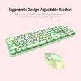 thumbnail image 4 of Keyboard Mofii Sweet Keyboard Mouse Combo Mixed Color 2.4G Wireless Keyboard Mouse Set Circular Suspension Key Cap for PC Laptop Green, 4 of 7