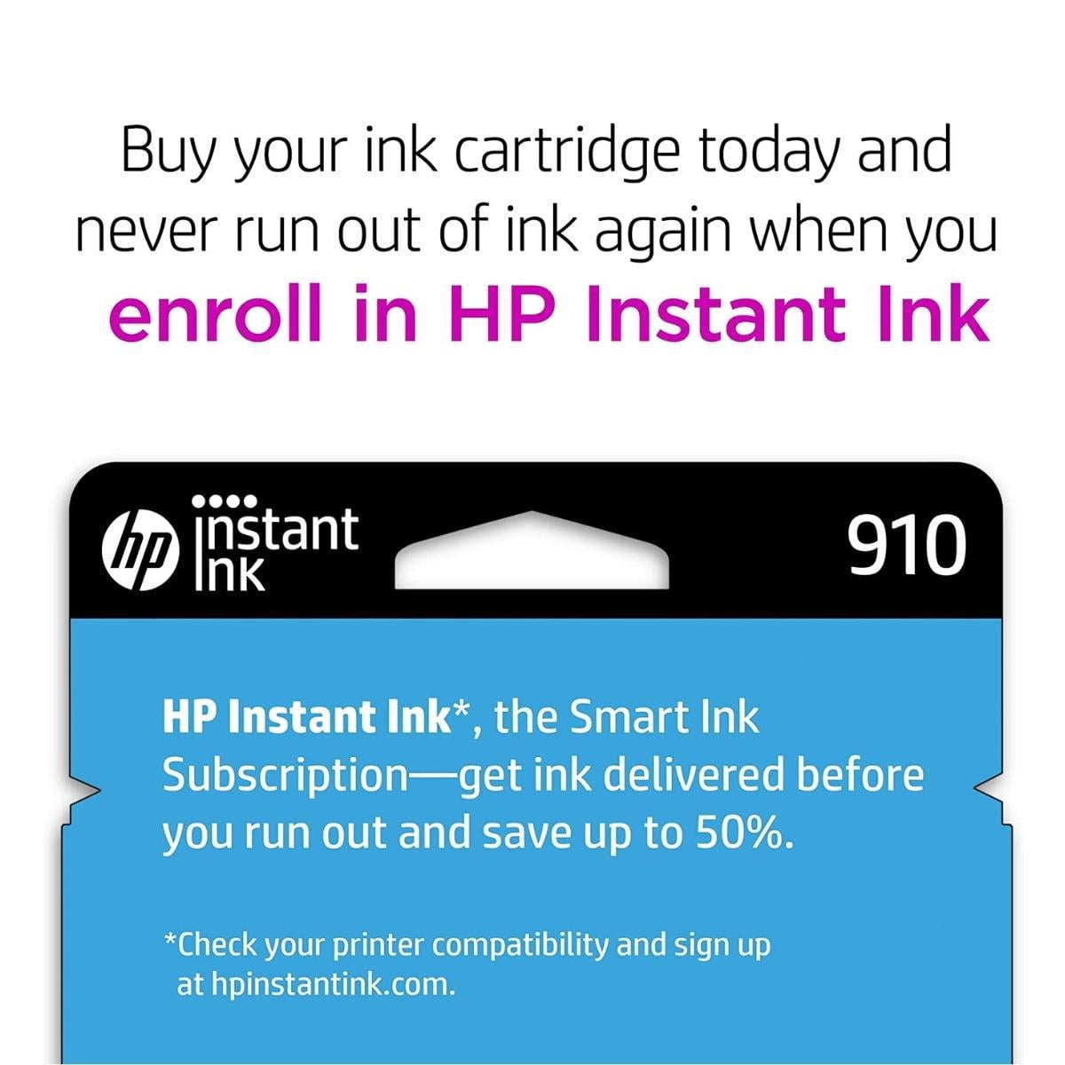 HP 910 Original 4-Color Ink Cartridge Bundle for OfficeJet Pro 8025 & 8035 Printers