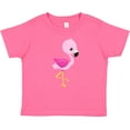 thumbnail image 3 of Inktastic Cute Flamingo, Baby Flamingo, Pink Flamingo Girls Baby T-Shirt, 3 of 5