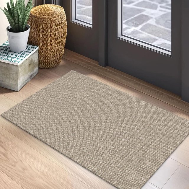 Woven Area Rug x Ft Washable Rugs for Entryway Non Slip Braided Throw Rugs Bedroom Rugs Cotton Entry Rug Cotton Floor Carpet for Bedroom Dining Room Living Room Orange/Tan/