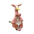 thumbnail image 2 of Outdoor White Goose Statue with Costume set Garden Decor, Easter Bunny Porch Outfit Fits 23 Inch Statue, Soft Floral Dress with Bunny Ears Hat, Spring Patio Art Decoration, 2 of 9