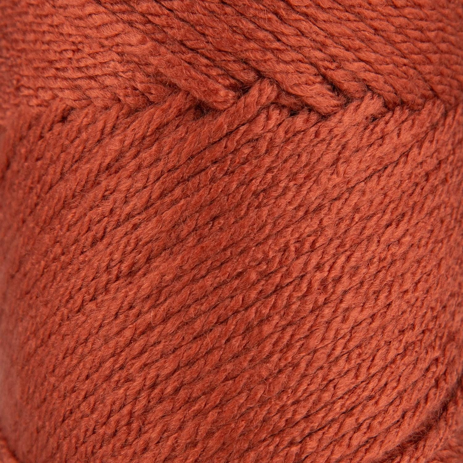 3 Skeins of Sensy Super Soft Saver Yarn, 3.5 oz, 190 Yards, Gauge 4 Medium (Cinnamon)
