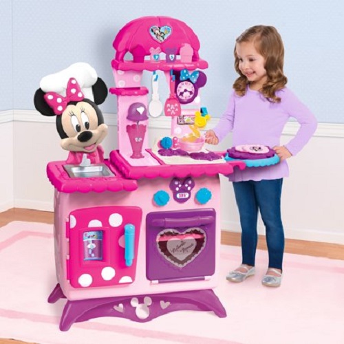 Disney Junior Minnie Mouse Flipping Fun Pretend Play Kitchen Set, Play Food, Realistic Sounds, Kids Toys for Ages 3 up - image 3 of 3