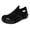 Black, variant on TAmten Boys Girls Summer Outdoor Athletic Sport Sandals Hiking Beach Casual Closed Toe Adjustable Water Shoes for Toddler/Little/Big Kid(Blue,9.5)