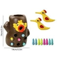 thumbnail image 3 of SCNOR Magnetic Woodpecker Toy for Toddlers 1-3 - Montessori Fine Motor Skills Game with 20 Bugs & Tree Trunk, BPA-Free Plastic, 3 of 7