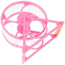 GOOHOCHY FRCOLOR Hamster Exercise Toys Running Wheel with Stand for Small Pets 1 Set