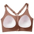 thumbnail image 6 of Levmjia Women Sports Bra Front Zipper Adjustable Straps Wireless Push Up Comfort Seamless Yoga Bra High Support Breathable Daily Wear Casual Fitness Running Activewear, 6 of 6