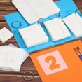 thumbnail image 4 of Uxcell 3" Letter Number Stencils, 65Pcs Square Interlock Reusable Letter and Number Stencil Templates for Painting on Wall Wood Fabric Signage, Uppercase & Lowercase Letter Styles, 4 of 6