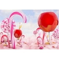 thumbnail image 3 of GreenDecor Candy Canes Backdrop 7x5ft Photography Background Candied Apples Lollipops Children Kids Baby Video Studio Props, 3 of 5