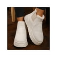 thumbnail image 5 of Women's Fashion Winter Platform Suede Boots with Fuzzy Fluffy Design - Outdoor, 5 of 9