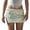 Skirt 49# Beige, variant on oqasdz Sparkly Sequin Mini Skirt Bodycon Party Evening Clubwear Glittery Metallic Fitted Hemline Skirt for Women Slim Fit Outwear