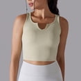 thumbnail image 2 of qolati Womens Crop Tank Tops Ribbed Sleeveless Basic Workout Tops Fitness Sports Running Yoga Shirts Tops No Padding, 2 of 7
