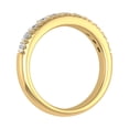 thumbnail image 2 of 1/2 Carat Round Diamond Wedding Band Ring in 14K Yellow Gold (Ring Size 6) (SI1-SI2 Clarity), 2 of 4