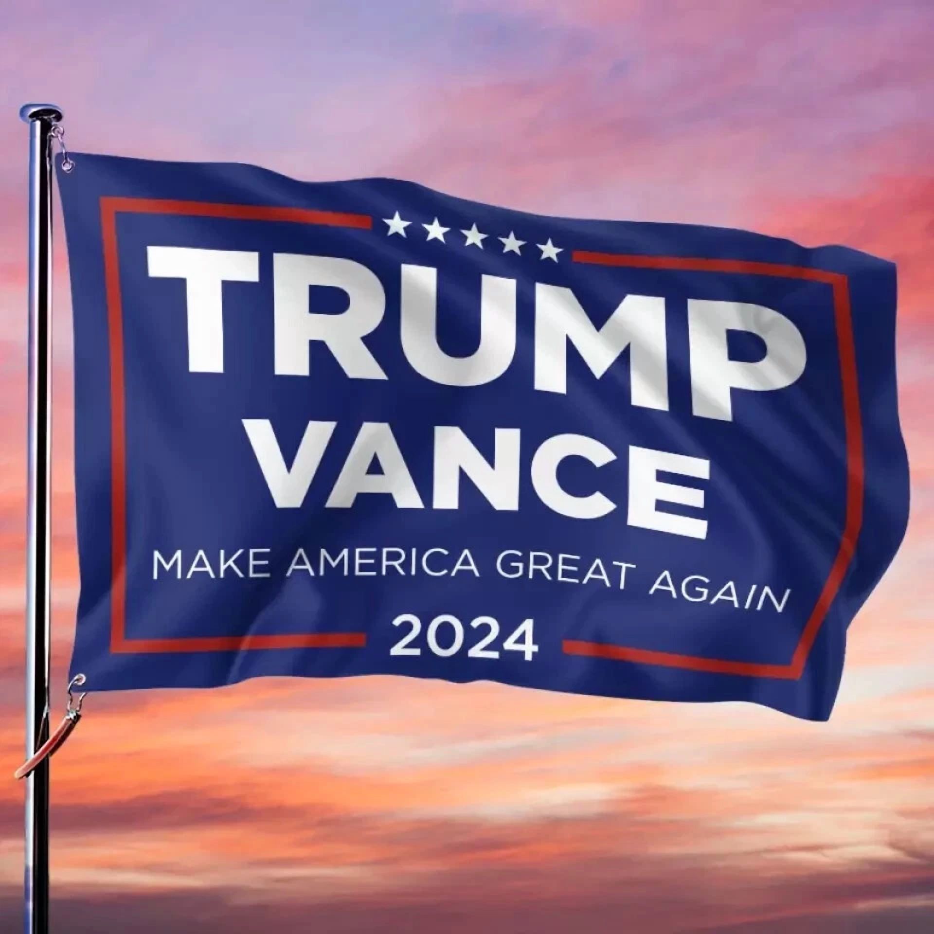 Tump Vance 2024 Flag 3X5 Ft Make America Great Again Flag 3'X5' Donald Trump