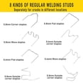 thumbnail image 4 of 1600PCS Auto   Hot Staples with Storage Box for Car   Welding Repairing Kit, 4 of 7