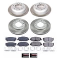 thumbnail image 2 of PowerStop Front and Rear Semi-Coated Rotor and Low-Dust Ceramic Brake Pad Kit SC5832, 2 of 3