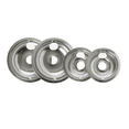 thumbnail image 6 of GE Appliances Drip Pans, Chrome, Stainless Steel, for Electric Ranges, 4-Pack, 6 of 9