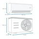 thumbnail image 3 of Minisplit Midea Frío y Calor 12000 BTUs, 3 of 4