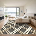 thumbnail image 3 of ODIKA 5'x7' Machine Washable Non-Slip Area Rug, Geometric Greige High Traffic Rug, Gray, 1004334, 3 of 7