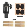 thumbnail image 1 of Saxophone Reeds Trimmer Set with Reeds 2.5 Strength and Mouthpiece Cushion Pads Musical Woodwind Instrument Accessories Tool for Clarinet Saxophone, 1 of 7