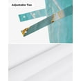thumbnail image 6 of Marble Texture Aqua Kitchen Curtains Balcony Adjustable Roman Blinds Small Short Curtain for Living Room, 6 of 6