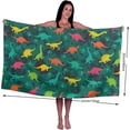 thumbnail image 2 of Yibo Blue Butterfly Beach Towel Quick Dry Absorbent Beach Blanket for Sports Travel Pool Swimming Bathroom, 2 of 4
