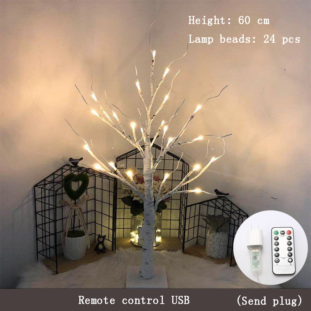 WARM 24 WHITE LIGHTS LED TREE LUMINEO 60CM INDOOR/OUTDOOR 