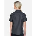 thumbnail image 3 of Harriton M580W Women's Key West Short Sleeve Performance Staff Shirt-Dark Charcoal-S, 3 of 3