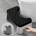 thumbnail image 1 of Feltree Squatting Toilet Stool Foldable and Stackable for Improved Posture, Fits All Toilets, Bathroom Step Stool with Non-Slip Feet, Space Saving Design for Home Use, 1 of 8