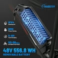 thumbnail image 4 of Cinverter 27.5" 48V Electric Bike, 500W Motor Electric Bicycle for Adults, 91km Range & 32km/h Electric Mountain Bike w/ Lockable Suspension, Shimano 7-Speed Commuter E-Bike, 4 of 11
