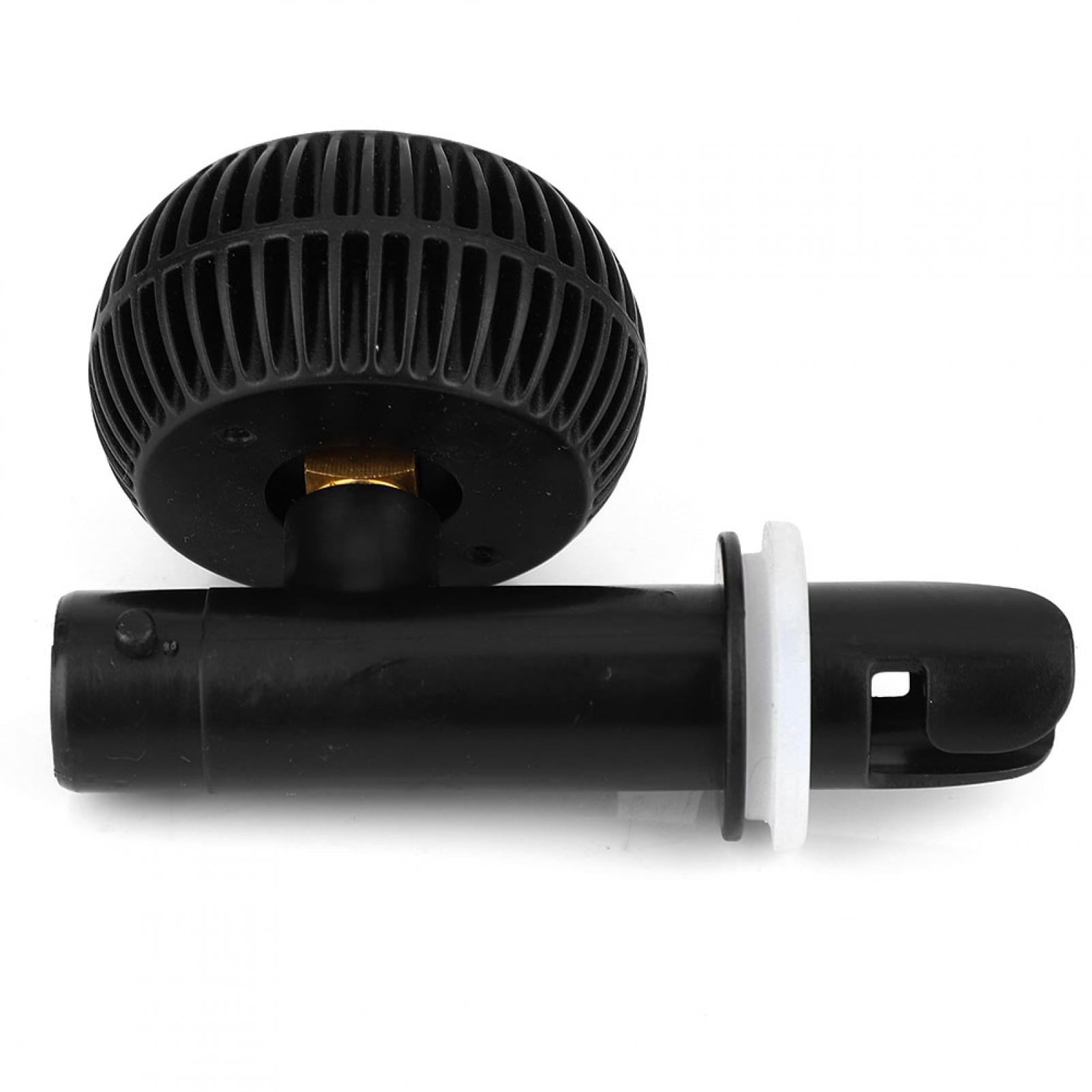 Inflatable Boat Pressure Gauge - 0-5 PSI, For Kayaks, Boats, Surfboards - Silicone Hose, Black