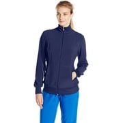 CHEROKEE Womens Infinity Zip Front Warm-up Jacket